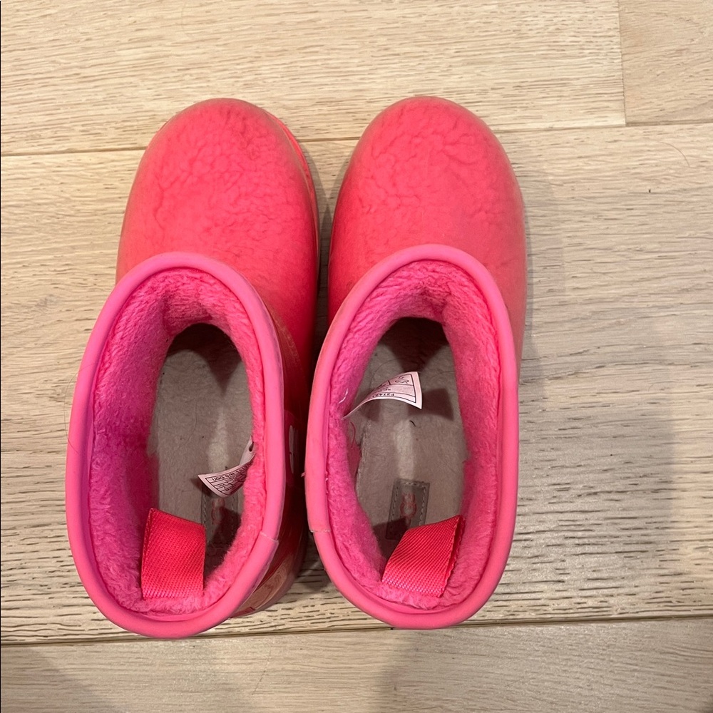 UGG Kids Bright Pink Snow Boots